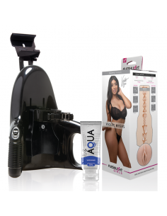 FLESHLIGHT - VIOLET MYERS WAIFU + UNIVERSAL LAUNCH + LUBRICANTE AQUA QUALITY 50 ML