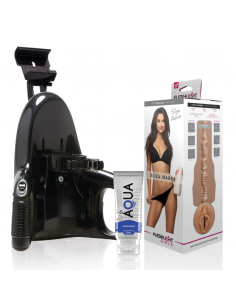 FLESHLIGHT - ELIZA IBARRA VAGINA + UNIVERSAL LAUNCH + LUBRICANTE AQUA QUALITY 50 ML