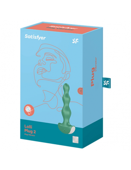 SATISFYER - LOLLI PLUG 2 PLUG VIBRATOR GRIS