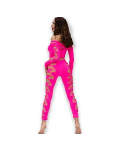 CHILIROSE - CR 4632 TOP & PANTALON FUCSIA S/L 2
