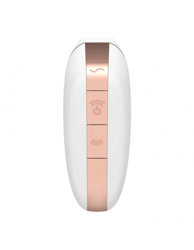 SATISFYER LOVE TRIANGLE ESTIMULADOR Y VIBRADOR - BLANCO