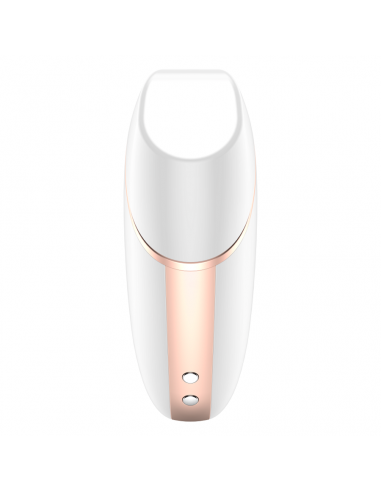 SATISFYER LOVE TRIANGLE ESTIMULADOR Y VIBRADOR - BLANCO