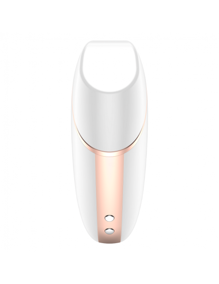 SATISFYER LOVE TRIANGLE ESTIMULADOR Y VIBRADOR - BLANCO
