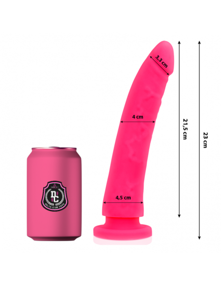 DELTA CLUB - TOYS DILDO ROSA SILICONA MEDICA 23 CM -O- 4.5 CM