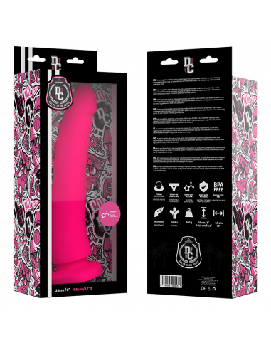 DELTA CLUB - TOYS DILDO ROSA SILICONA MEDICA 23 CM -O- 4.5 CM