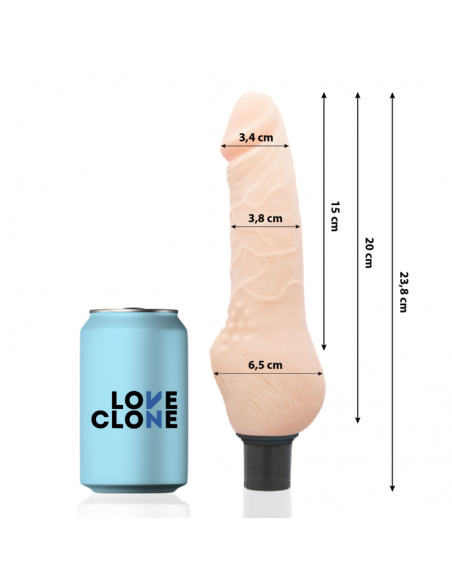 LOVECLONE - DAVEN SELF LUBRICATION REALISTICO 23.8 CM -O- 3.8 CM