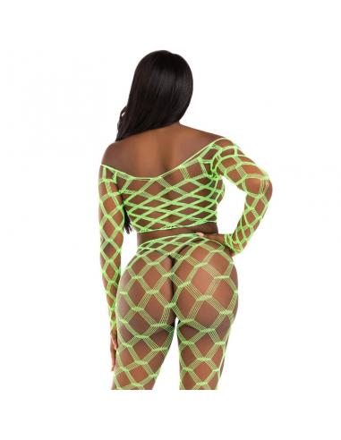 LEG AVENUE - TOP & LEGGINS HARDCORE VERDE