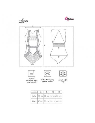 LIVCO CORSETTI FASHION - LIXPEN LC 90612 BODY NEGRO