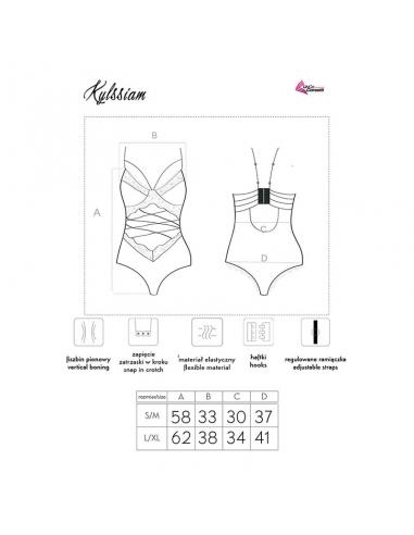 LIVCO CORSETTI FASHION - KYLSSIAM LC 90613 BODY NEGRO