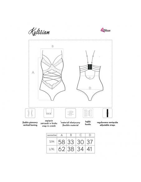 LIVCO CORSETTI FASHION - KYLSSIAM LC 90613 BODY NEGRO