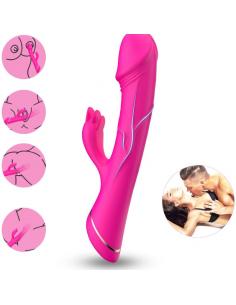 ARMONY - DILDO VIBRADOR RABBIT SILICONA FUCSIA 2