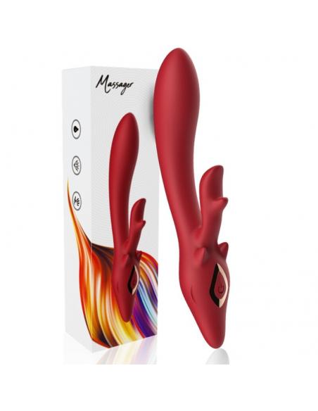 ARMONY - ELK VIBRADOR RABBIT CURVO RED