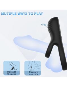 ARMONY - DOBLE ANILLO VIBRADOR NEGRO 2