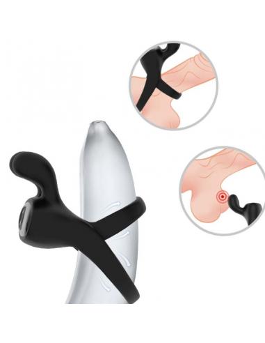 ARMONY - ANILLO VIBRADOR RABBIT NEGRO