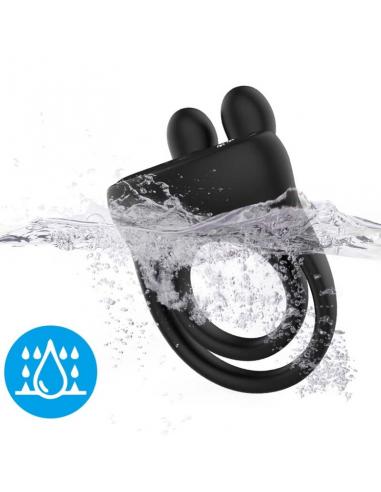 ARMONY - ANILLO VIBRADOR RABBIT NEGRO