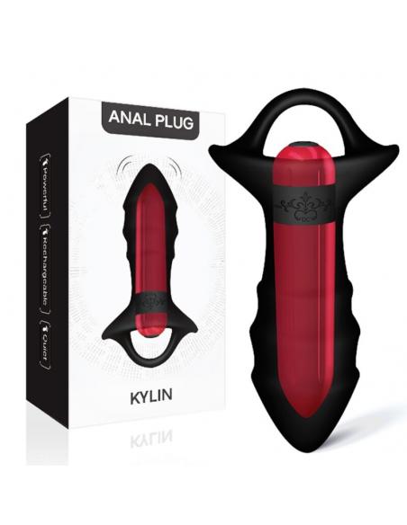 ARMONY - KYLIN DEDAL VIBRADOR & PLUG ANAL CONTROL REMOTO NEGRO