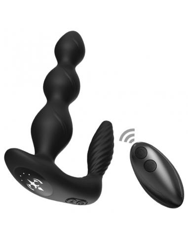 ARMONY - MANFUN VIBRADOR & ESTIMULADOR PLUG ANAL CONTROL REMOTO NEGRO