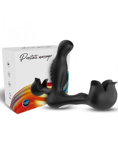 ARMONY - SURROUND VIBRADOR ANAL & ESTIMULADOR TESTICULOS CONTROL REMOTO NEGRO