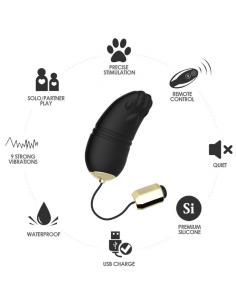 ARMONY - KITTY HUEVO VIBRADOR PUNTO G CONTROL REMOTO NEGRO 2
