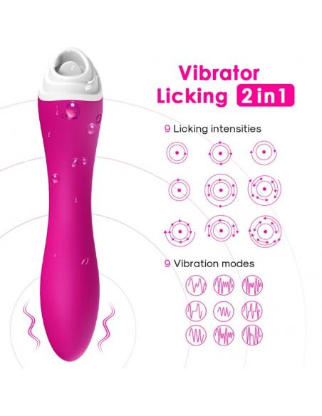 ARMONY - FAIRYLAND ESTIMULADOR CON LENGUA CLITORIS & VIBRADOR FUCISA