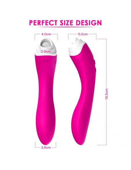 ARMONY - FAIRYLAND ESTIMULADOR CON LENGUA CLITORIS & VIBRADOR FUCISA