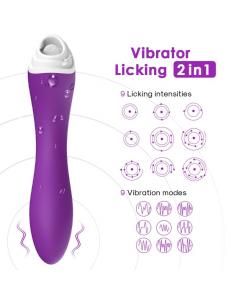 ARMONY - FAIRYLAND ESTIMULADOR CON LENGUA CLITORIS & VIBRADOR VIOLETA 2