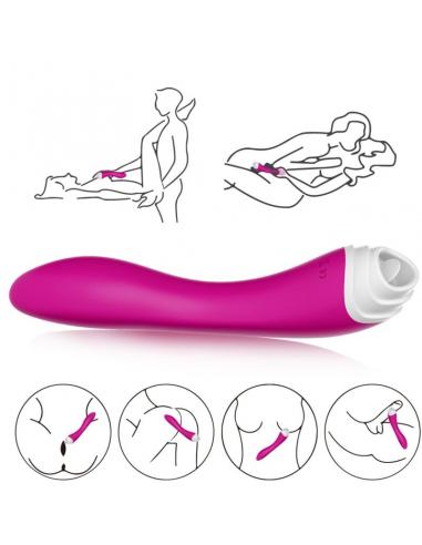 ARMONY - FAIRYLAND ESTIMULADOR CON LENGUA CLITORIS & VIBRADOR VIOLETA