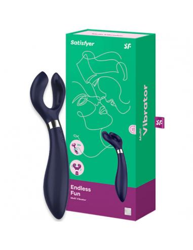 SATISFYER - ENDLESS FUN MULTI VIBRADOR 3 AZUL