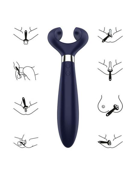 SATISFYER - ENDLESS FUN MULTI VIBRADOR 3 AZUL