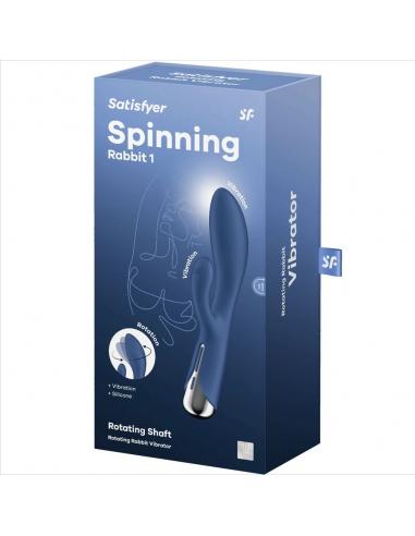 SATISFYER - SPINNING RABBIT 1 ESTIMULACION CLITORIS Y PUNTO G ROJO