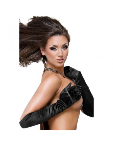 CHILIROSE - CR 3192 GUANTES SATINADO NEGRO