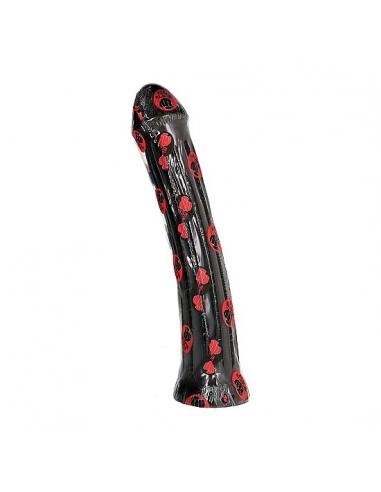 ALL BLACK - PLUG DILDO 31 CM