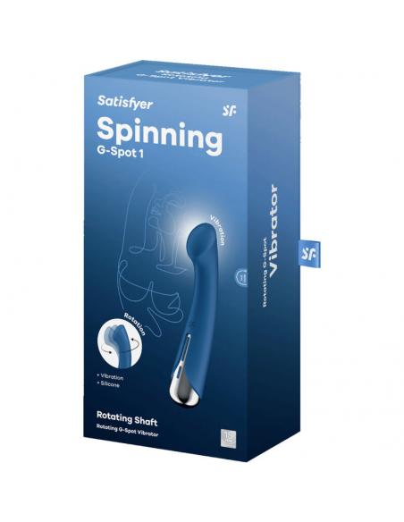 SATISFYER - SPINNING G-SPORT 1 VIBRADOR ROTADOR ROJO