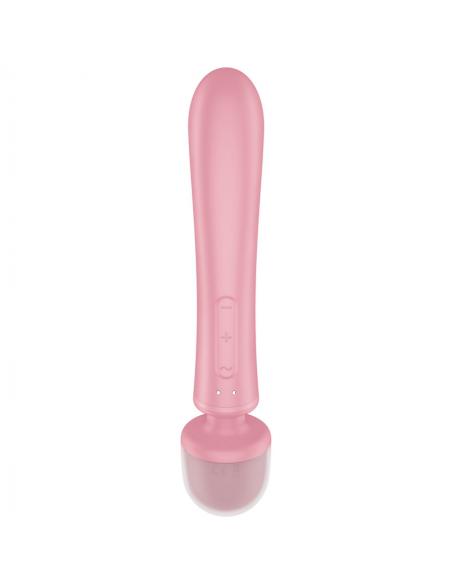 SATISFYER - TRIPLE LOVER MASAJEADOR VIBRADOR RABBIT ROSA