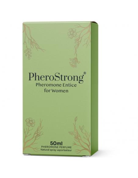 PHEROSTRONG - PERFUME CON FEROMONAS ENTICE PARA MUJER 50 ML