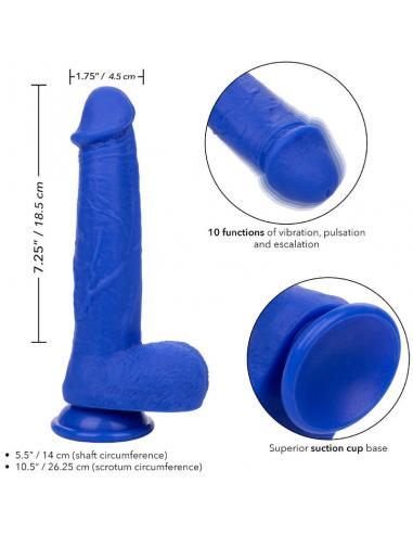 CALEXOTICS - ADMIRAL CAPTAIN DILDO REALISTICO VIBRADOR AZUL