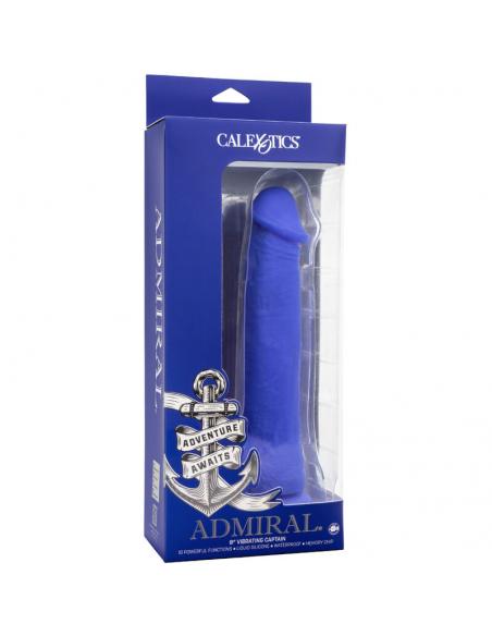CALEXOTICS - ADMIRAL CAPTAIN DILDO REALISTICO VIBRADOR AZUL