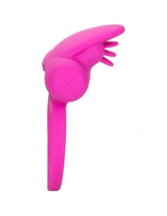 CALEXOTICS - DUAL CLIT FLICKER ENHANCER DOBLE ANILLO VIBRADOR DE SILICONA ROSA 2