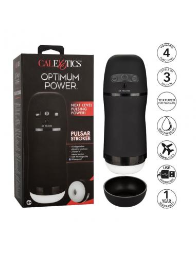 CALEXOTICS - OPTIMUM POWER MASTURBADOR CON VIBRACION Y SUCCION