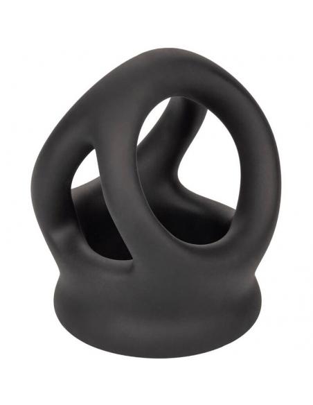 CALEXOTICS - ALPHA ANILLO DE JAULA DOBLE NEGRO