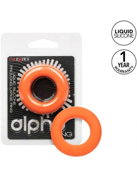 CALEXOTICS - ALPHA ANILLO PROLONG GRANDE NARANJA