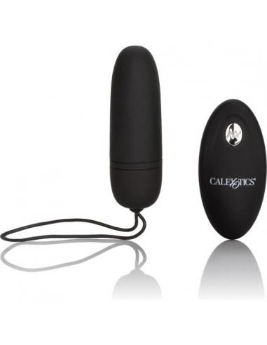 CALEXOTICS - HUEVO VIBRADOR DE SILICONA CON MANDO NEGRO