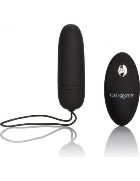 CALEXOTICS - HUEVO VIBRADOR DE SILICONA CON MANDO NEGRO