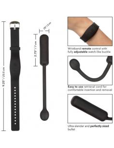 CALEXOTICS - BALA VIBRADORA PEQUEÑA CON PULSERA DE CONTROL 2