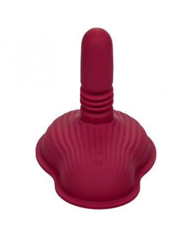 CALEXOTICS - RIDER MASAJEADOR DOBLE MOTOR CONTROL REMOTO ROJO