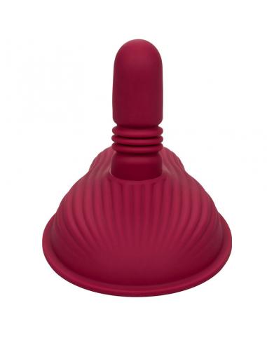CALEXOTICS - RIDER MASAJEADOR DOBLE MOTOR CONTROL REMOTO ROJO