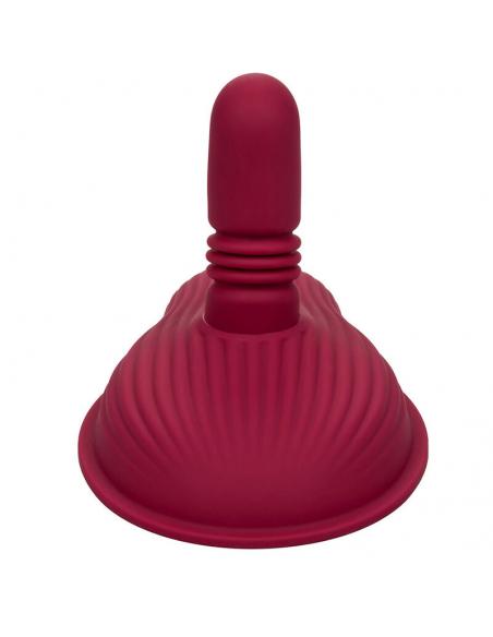 CALEXOTICS - RIDER MASAJEADOR DOBLE MOTOR CONTROL REMOTO ROJO