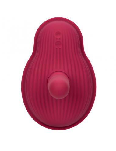 CALEXOTICS - RIDER MASAJEADOR DOBLE MOTOR CONTROL REMOTO ROJO