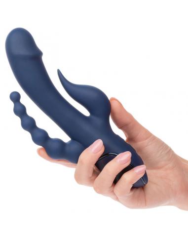 CALEXOTICS - VIBRADOR TRIPLE ORGASM AZUL