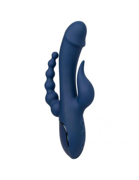 CALEXOTICS - VIBRADOR TRIPLE ORGASM AZUL